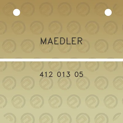 maedler-412-013-05