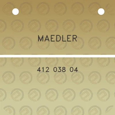 maedler-412-038-04