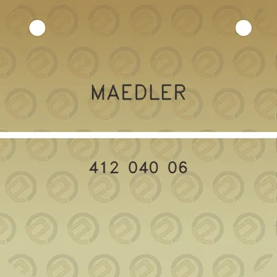 maedler-412-040-06