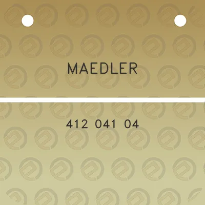 maedler-412-041-04