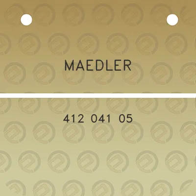 maedler-412-041-05