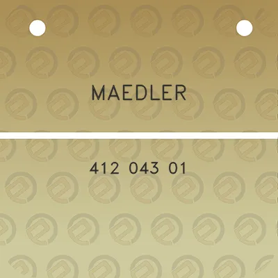 maedler-412-043-01