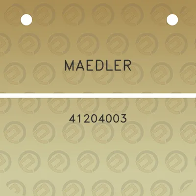 maedler-41204003