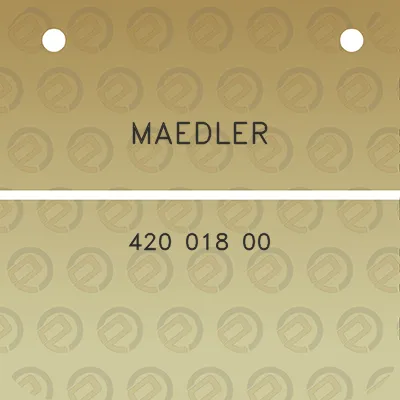 maedler-420-018-00