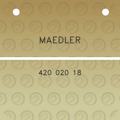 maedler-420-020-18