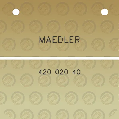 maedler-420-020-40