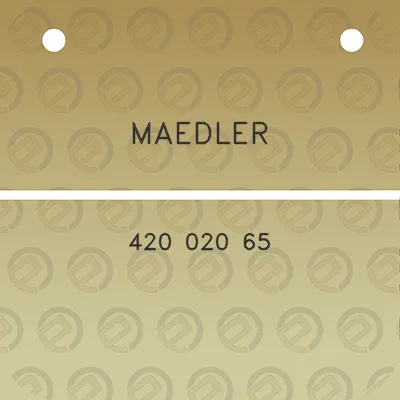 maedler-420-020-65