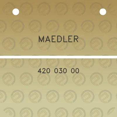 maedler-420-030-00