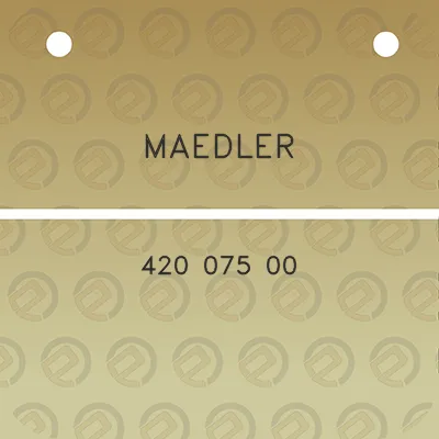 maedler-420-075-00