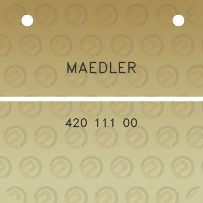 maedler-420-111-00