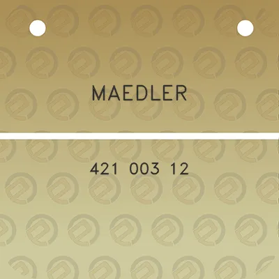 maedler-421-003-12