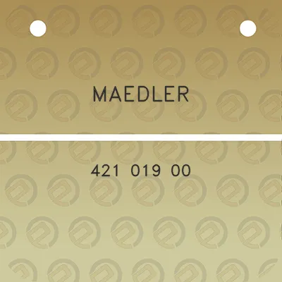 maedler-421-019-00