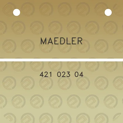 maedler-421-023-04