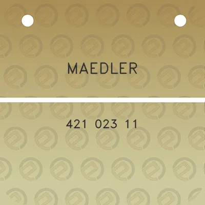 maedler-421-023-11