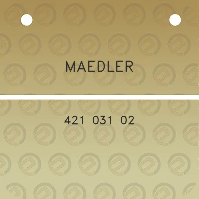 maedler-421-031-02