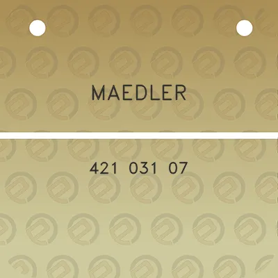 maedler-421-031-07