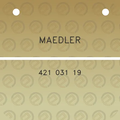 maedler-421-031-19