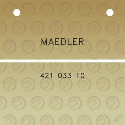 maedler-421-033-10