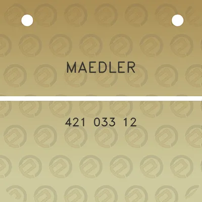 maedler-421-033-12