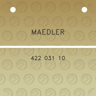 maedler-422-031-10