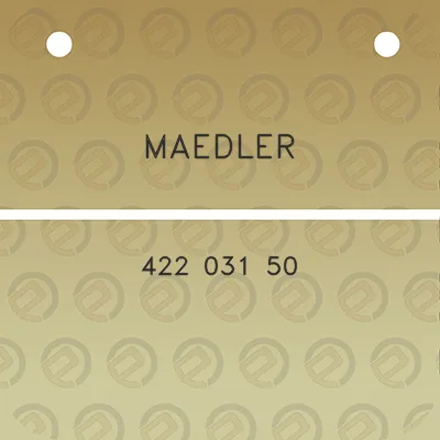 maedler-422-031-50