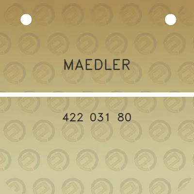 maedler-422-031-80