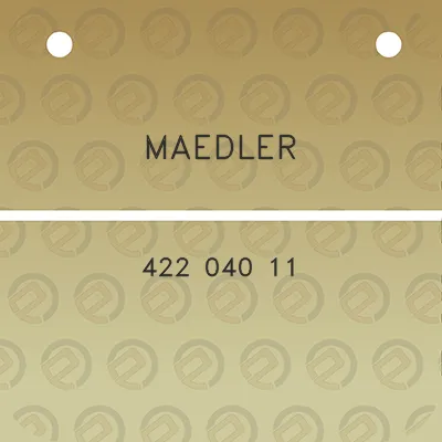 maedler-422-040-11