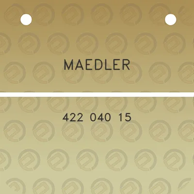 maedler-422-040-15