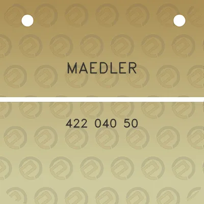 maedler-422-040-50