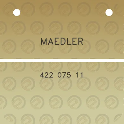 maedler-422-075-11