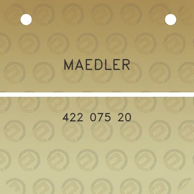 maedler-422-075-20