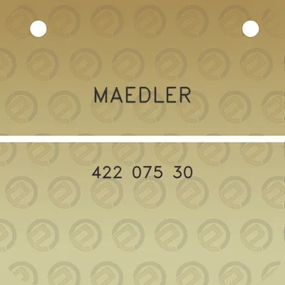 maedler-422-075-30