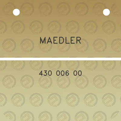 maedler-430-006-00