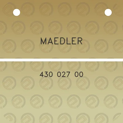 maedler-430-027-00