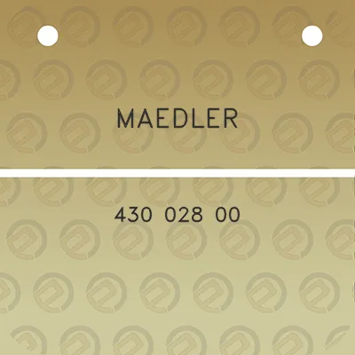 maedler-430-028-00