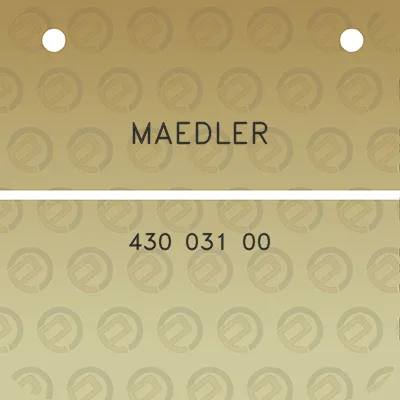 maedler-430-031-00