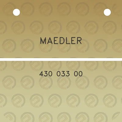 maedler-430-033-00