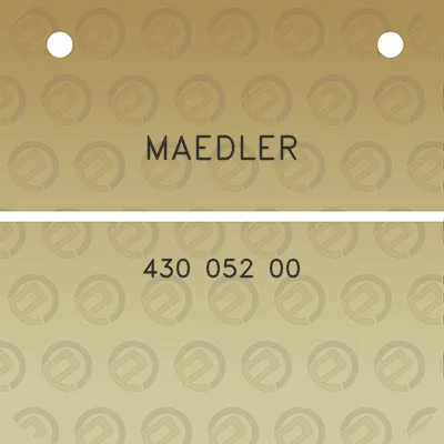 maedler-430-052-00