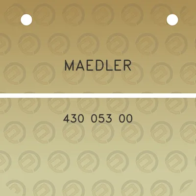 maedler-430-053-00