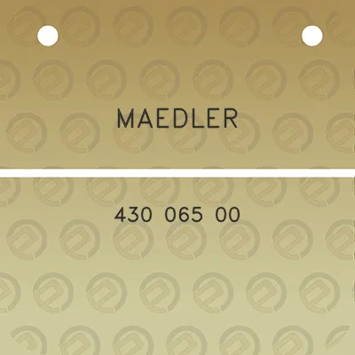 maedler-430-065-00