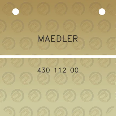 maedler-430-112-00