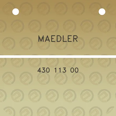 maedler-430-113-00