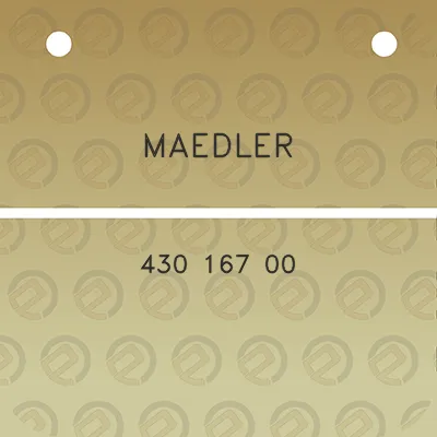 maedler-430-167-00