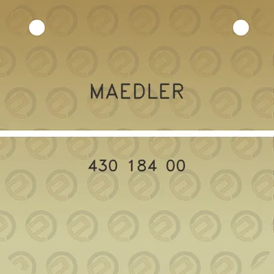 maedler-430-184-00