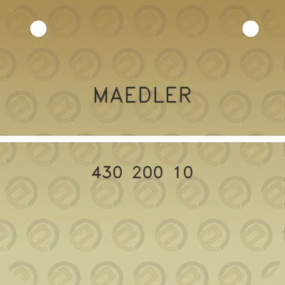 maedler-430-200-10