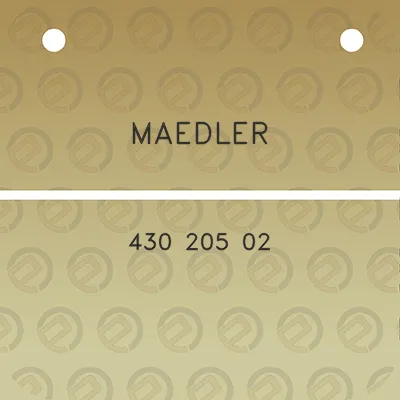 maedler-430-205-02