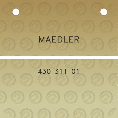 maedler-430-311-01