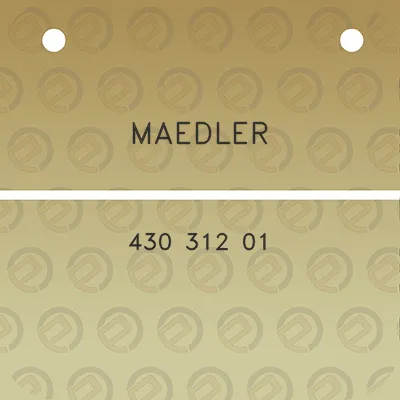 maedler-430-312-01