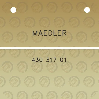 maedler-430-317-01