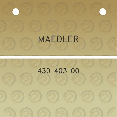 maedler-430-403-00